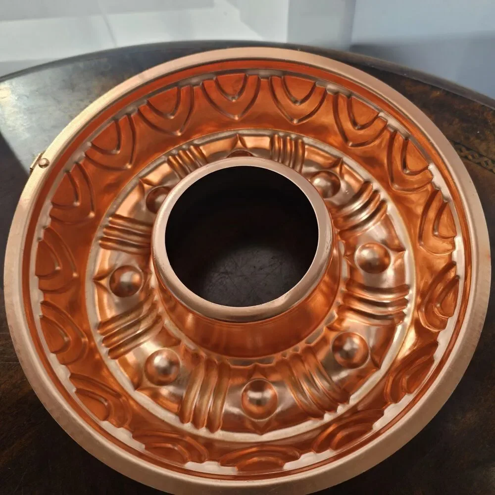 Vintage Copper Tone Aluminum Mold Retro Kitchen Decor Wall Hanging